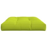 vidaXL Coussin de palette vert vif 120x80x12 cm tissu