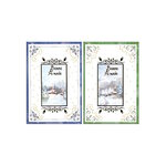 Carte De Voeux - Bonne Année Village Enneigé Visuel Aléatoire*