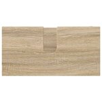 vidaXL Ensemble de mobilier de salle de bain 3 Pièces Chêne Sonoma