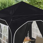vidaXL Tente de fête pop-up 192 x 192 x 245 cm Anthracite