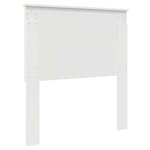 vidaXL Tête de lit Blanc brillant 90 cm Bois d'ingénierie