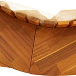 vidaXL Transat 2 Pièces Marron 60 x 154 x 74 cm Bois d'acacia massif