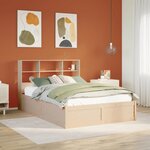 vidaXL Cadre de lit sans matelas 120x190 cm bois de pin massif