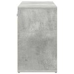 vidaXL Cabinet à chaussures Gris béton 103x30x51 cm Bois d'ingénierie