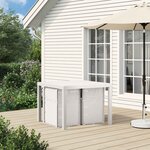 vidaXL Chaises de jardin salle à manger 2 Pièces Blanc PP