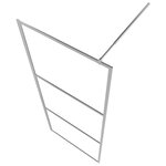 vidaXL Paroi de douche à l'italienne à verre ESG transparent 90x195 cm