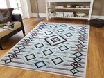 Tapis d'intérieur Berbère 120 x 180 cm - Bleu