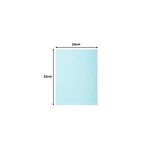 Paquet 100 chemises Foldyne 180 Bleu clair EXACOMPTA