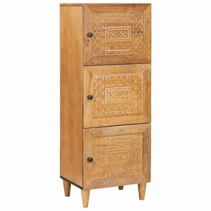 vidaXL Haut Armoire avec étagère Marron clair 40 x 33 x 110 cm
