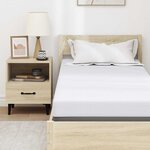 vidaXL Coussins de Matelas Blanc 80 x 200 cm