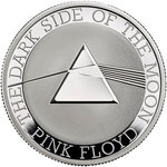 Monnaie PINK FLOYD Legends of Music 2 Oz Argent 5 Pounds United Kingdom 2026