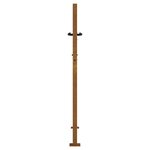 vidaXL Portail de jardin 105x130 cm acier corten conception de carré