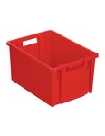 (BAC GERB EMBOITABLE ROUGE 10L) Bac gerbable et emboîtable couleur ROUGE 300 X 212 X 170mm