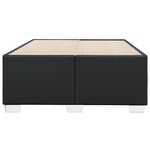 vidaXL Cadre de lit sans matelas noir 120x190 cm similicuir