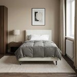 vidaXL Duvet d'hiver 135 x 200 cm Hiver Microfibre (100  polyester)