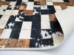 Tapis d'intérieur Patchwork CUBE 50 x 80 cm - Marron