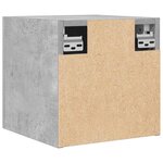 vidaXL Meubles TV muraux 4 Pièces Gris béton 30 5x30x30 cm