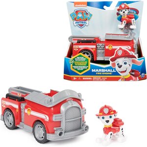 Spin Master 6069058 - La Pat Patrouille Véhicule de pompiers avec la figurine de Marshall
