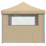 vidaXL Tente de fête Beige 292 x 292 x 315 cm Tissu Oxford