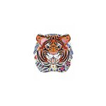 Trophee tigre strass et paillettes