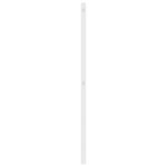 vidaXL Tête de lit métal blanc 90 cm