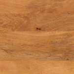 vidaXL Ensemble d'armoires de bain 2 Pièces marron noir bois de manguier