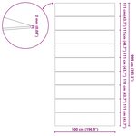 vidaXL Tapis de piscine Noir 999 x 500 x 0 1 cm Tissu non tissé