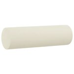 vidaXL Ensemble de canapés 4 Pièces avec coussins crème velours