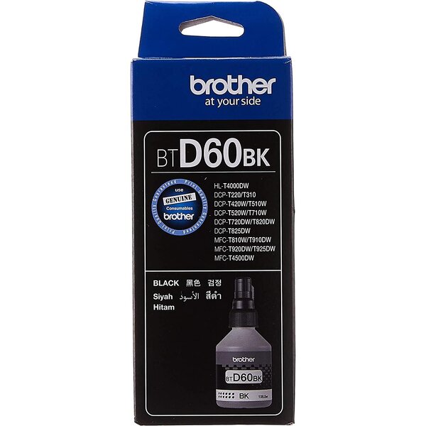 Cartouche Recharge d'encre BTD60BK 108ml Noir BROTHER