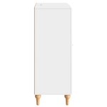 vidaXL Buffet Blanc brillant 66 x 34 5 x 90 cm Bois d'ingénierie