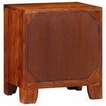 vidaXL Table de chevet 40x30x45 cm bois d'acacia massif