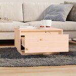 vidaXL Table basse 55x56x32 cm Bois massif de pin