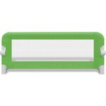 vidaXL Barrière de lit de sécurité pour tout-petits 2Pièces Vert 102x42cm