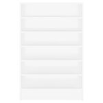 vidaXL Armoire à chaussures Blanc 60x35x92 cm Bois d’ingénierie