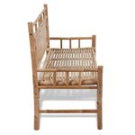 vidaXL Banc de jardin 120 cm Bambou