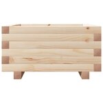 vidaXL Jardinière 50x50x26 5 cm bois de pin massif