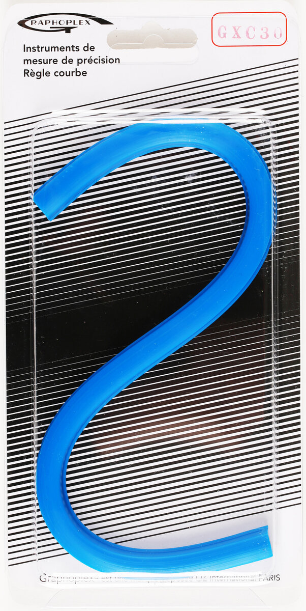 Règle Courbe De Couturière BOHIN France 76cm - Flexible Pour Tracer Lignes Courbes Sur Patrons - Marquages Rouges Visibles