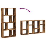 vidaXL Bibliothèque vieux bois 60x20x120 5 cm bois d'ingénierie