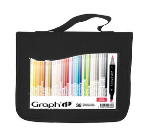 Set 36 Marqueurs à alcool Graph'it Basic colors