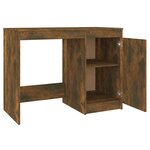 vidaXL Bureau Chêne fumé 100x50x76 cm Bois d'ingénierie