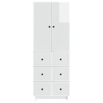 vidaXL Ensemble de Meubles 2 Pièces 66 x 34 5 x 90 cm Bois d'ingénierie
