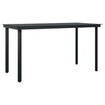 vidaXL Ensemble de salle à manger pour jardin 5 Pièces Gris polyrotin