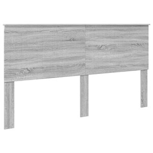 vidaXL Tête de lit Gris Sonoma 180 cm Bois d'ingénierie