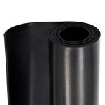 vidaXL Tapis de sol Noir 1 2 x 2 m Caoutchouc