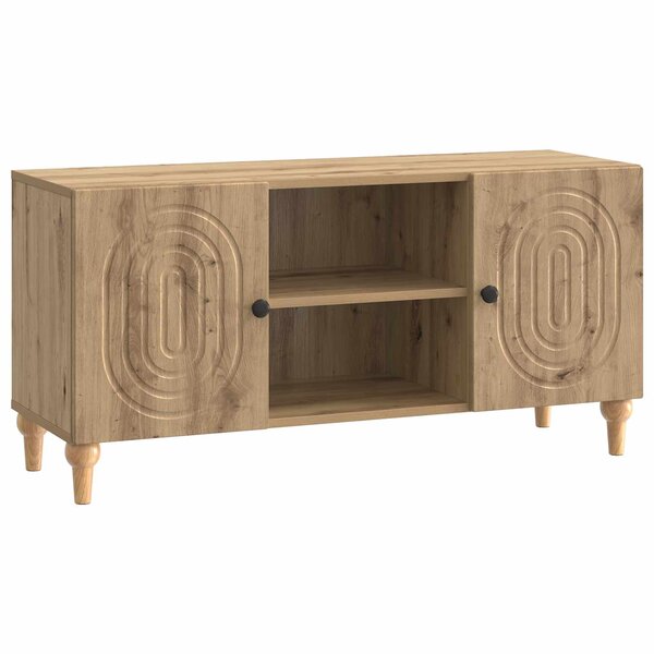 vidaXL Meuble TV 102 x 34 5 x 50 cm Chêne artisanal Bois d'ingénierie