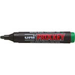Marqueur permanent uni ball prockey couleurs assorties pointe biseautée 2 à 6 mm - pochette de 4 - uni-ball