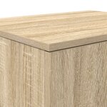 Armoire de rangement vidaXL Chêne Sonoma 118x41x40 cm en bois reconstitué