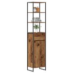 vidaXL Cabinet de salle de bain Bois Ancien 40 x 30 x 180 cm