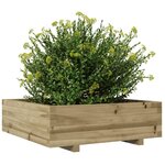 vidaXL Jardinière 80x80x26 5 cm bois de pin imprégné
