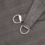 vidaXL Voile d'ombrage 160 g/m² Anthracite 2 5x2 5 m PEHD